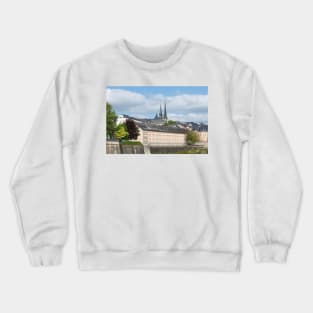 EU; Europe; Luxembourg; Luxembourg; City; Cathedral; Church; old town Crewneck Sweatshirt